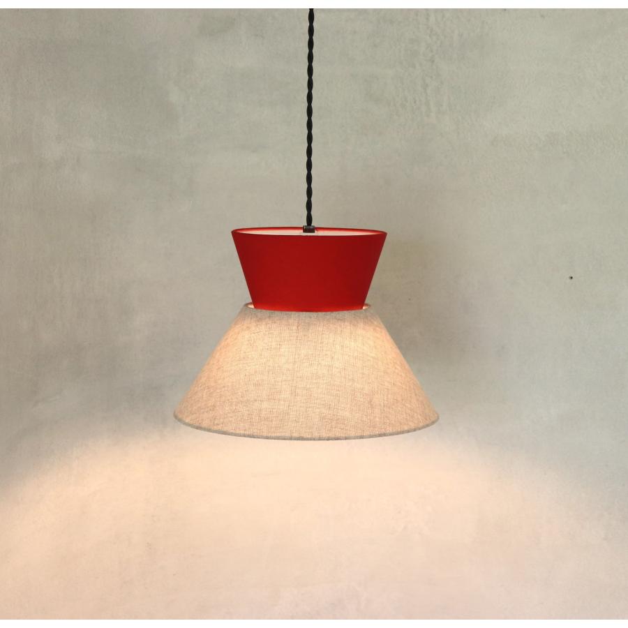 照明 おしゃれ ペンダントライト １灯用 fores LED 天井照明 布製ランプ |  | 08