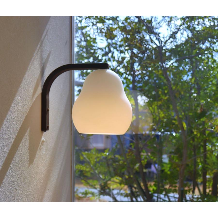 ブラケットライト 壁掛け灯 led おしゃれ 階段 ガラス 洋ナシ le