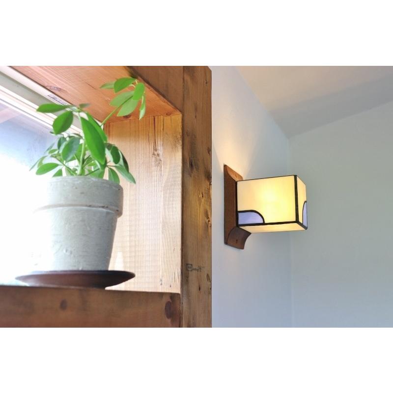 ブラケットライト ステンドガラス 壁掛け灯 洗面 led ombraの画像