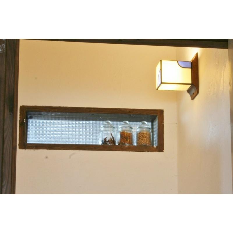 ブラケットライト ステンドガラス 壁掛け灯 洗面 led ombraの画像