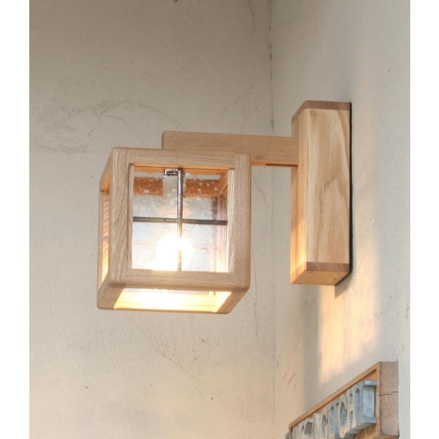 ブラケットライト 屋外 ポーチ 木 ステンドガラス led 玄関 Houze