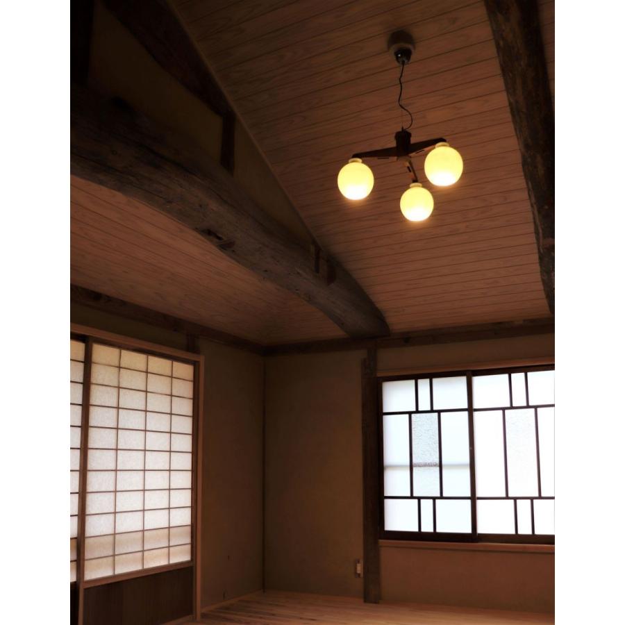 シーリングライト 3灯 8畳 木 led おしゃれ 和室 陶器 白磁丸3