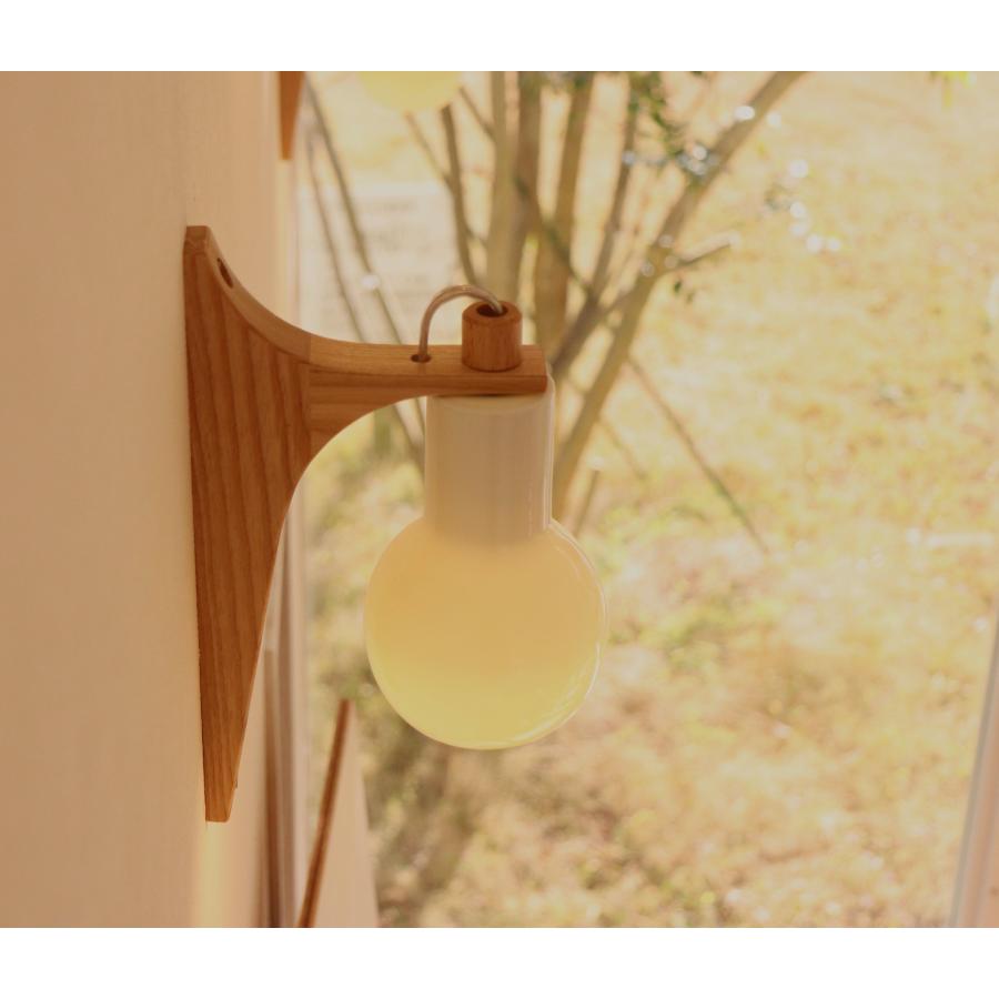 ブラケットライト 壁掛け灯 木 おしゃれ 階段 led 陶器 ガラス picle