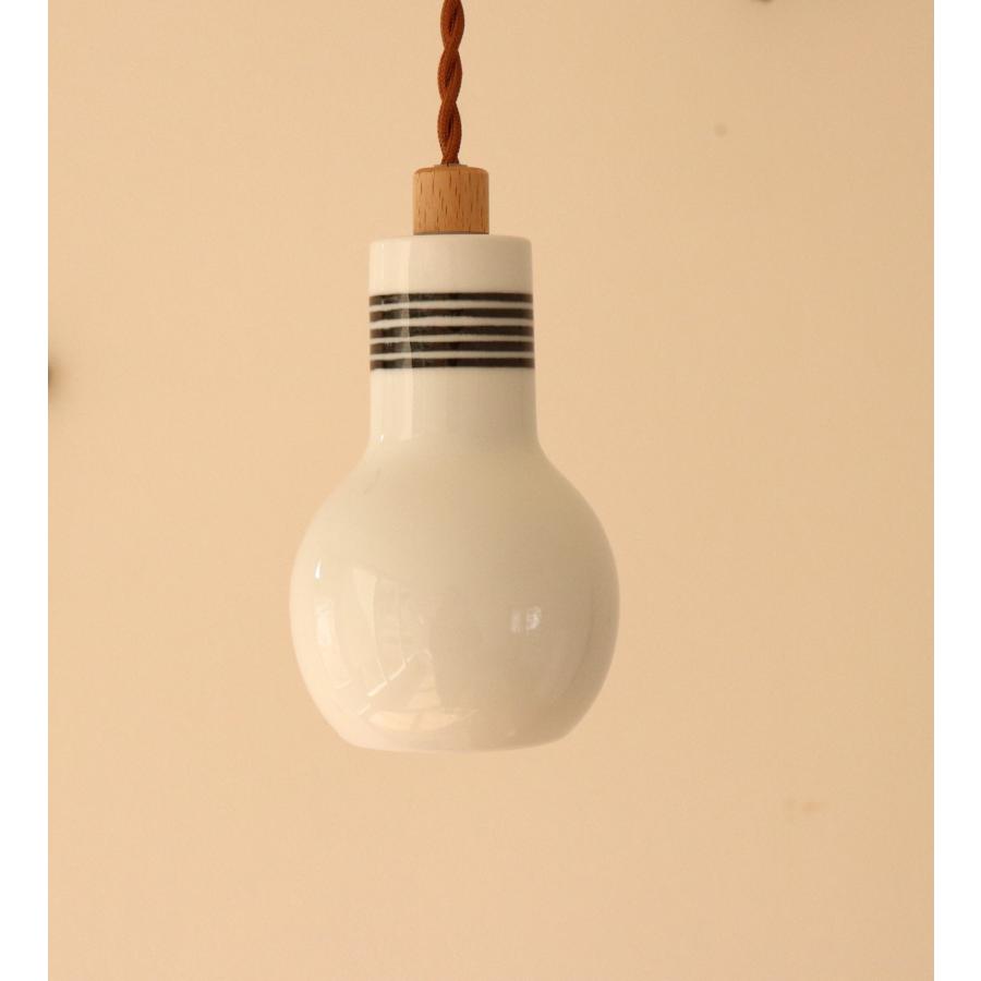 ペンダントライト led ガラス １灯 e17 照明器具 陶器 picle 店舗照明 全3種類_6