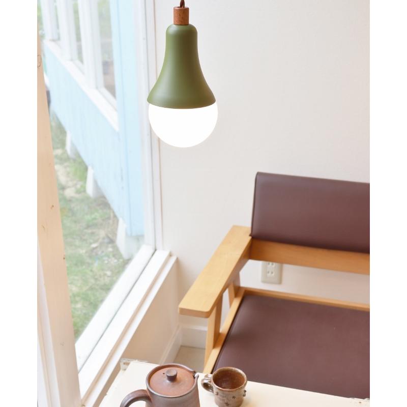 ペンダントライト led１灯 照明器具 una 店 天井照明 全８色の画像