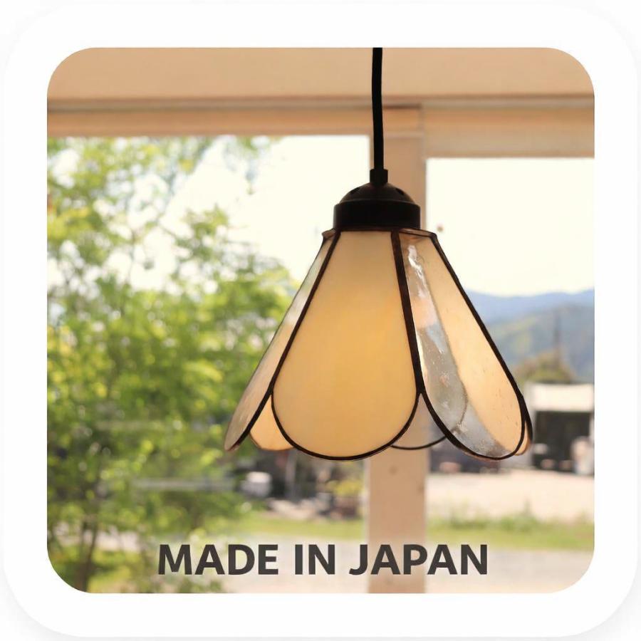 ペンダントライト ステンドガラス 1灯 6畳 花 照明器具 ハナハナ 