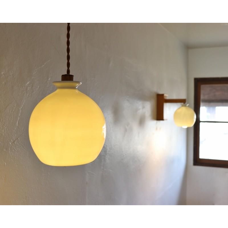 お備前焼　陶器照明　ランプ　間接照明 一点物】間接照明 ステンドグラス 陶器 スタンドランプ 和 山 月