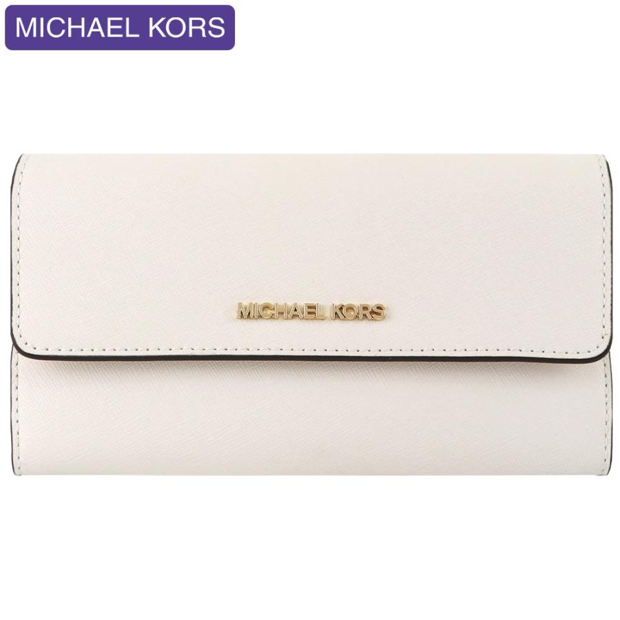 マイケルコース MICHAEL KORS 財布 長財布 35S8GTVF7L OPTIC WHITE 三つ折り財布 レディース ウォレット