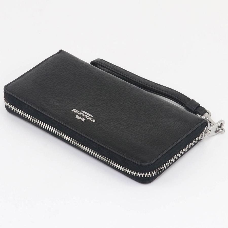 COACH コーチ 財布 長財布 C4451 SVDTV ストラップ付 ラウンド