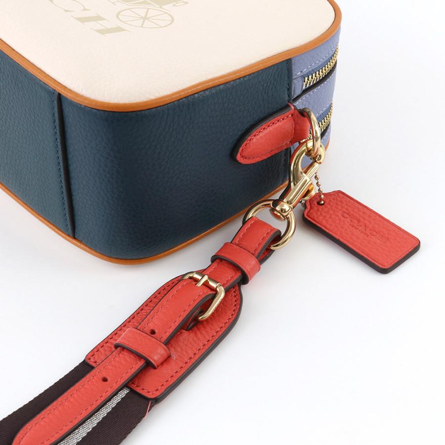 新品Coach レンガ色 大人バック ストラップ調整可能