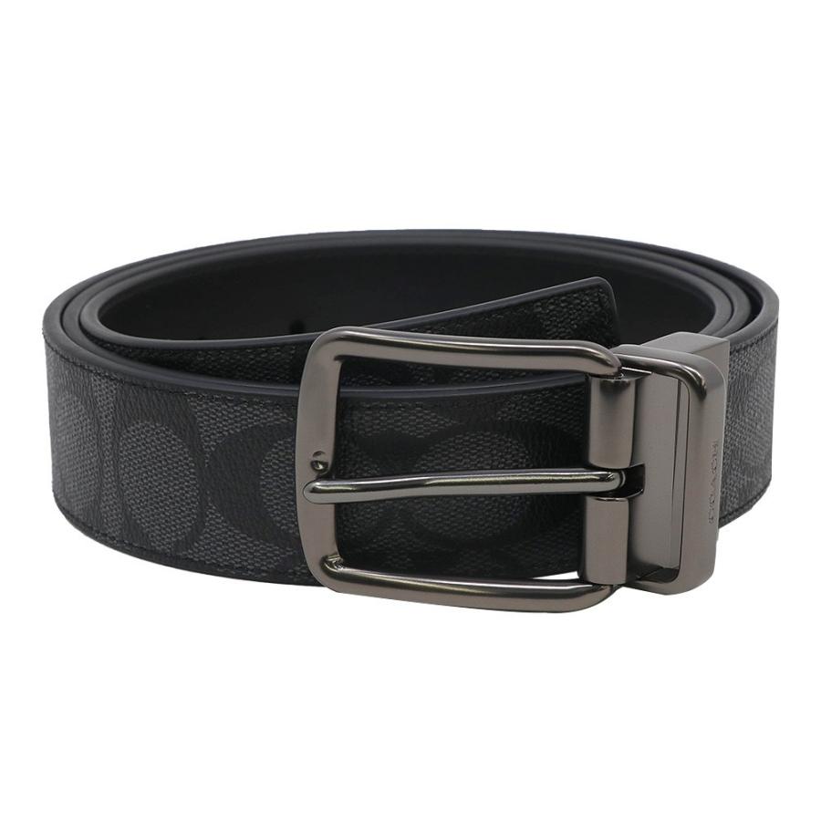 コーチ COACH ベルト F64839 CQBK リバーシブル シグネチャー アウトレット メンズ 小物 新作 父の日 f64839