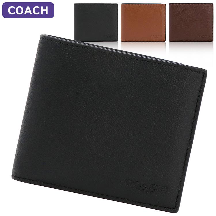 コーチ COACH 財布 二つ折り財布 F74991 カードケース アウトレット メンズ 新作 父の日｜hommage-annex