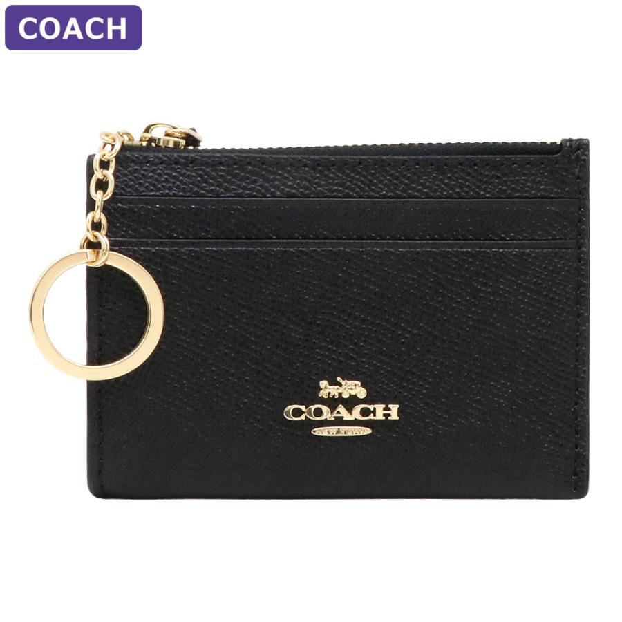 コーチ COACH 小物 パスケース F88250 IMBLK キーリング レディース