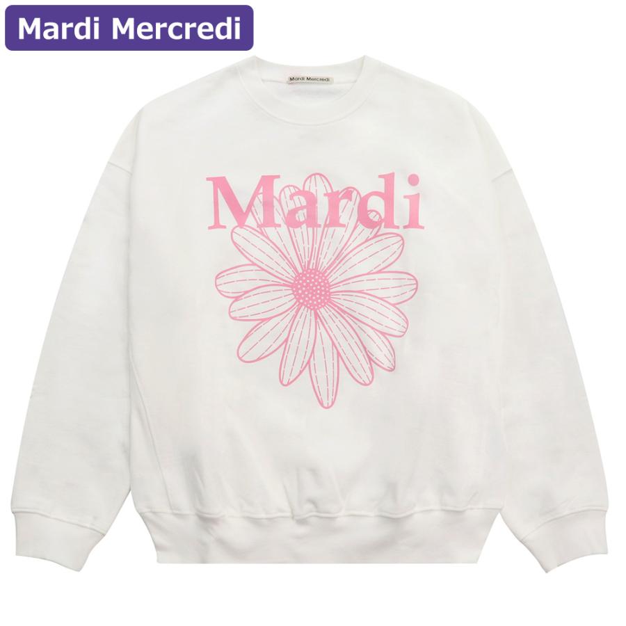 WAFFLE OVERSIZED SWEATSHIRT FLOWERMARDI_PINK PINK main image 1