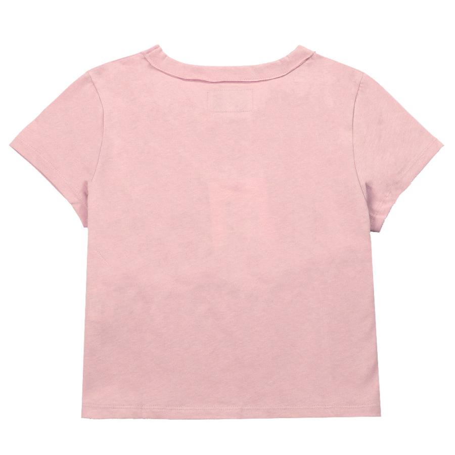 マーティンキム Matin Kim Tシャツ LOGO CROP TOP PINK 半袖 マーティンキム Matin Kim Tシャツ LOGO CROP TOP PINK 半袖