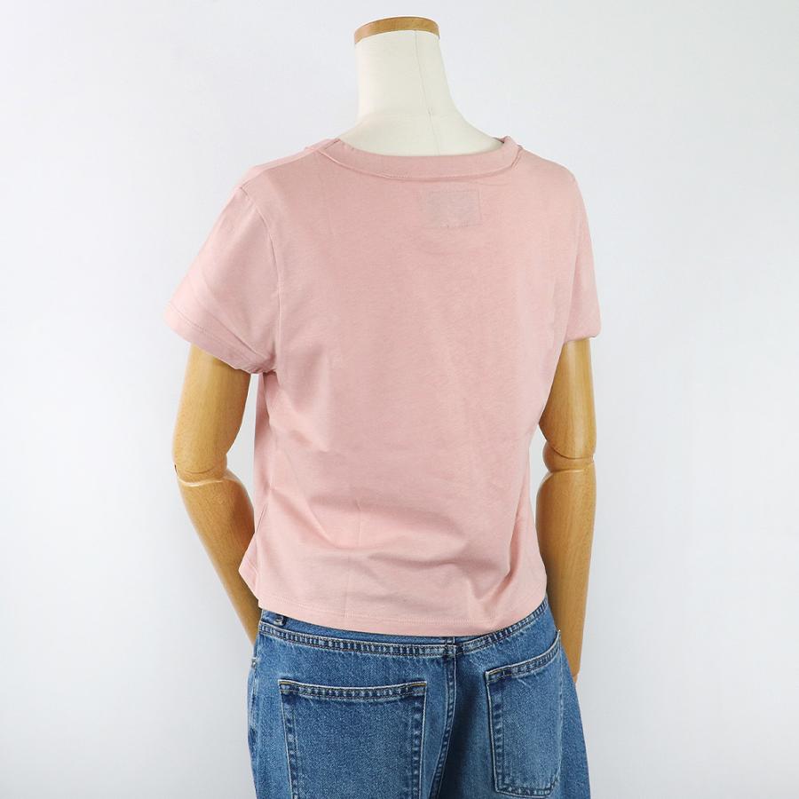 マーティンキム Matin Kim Tシャツ LOGO CROP TOP PINK 半袖 マーティンキム Matin Kim Tシャツ LOGO CROP TOP PINK 半袖