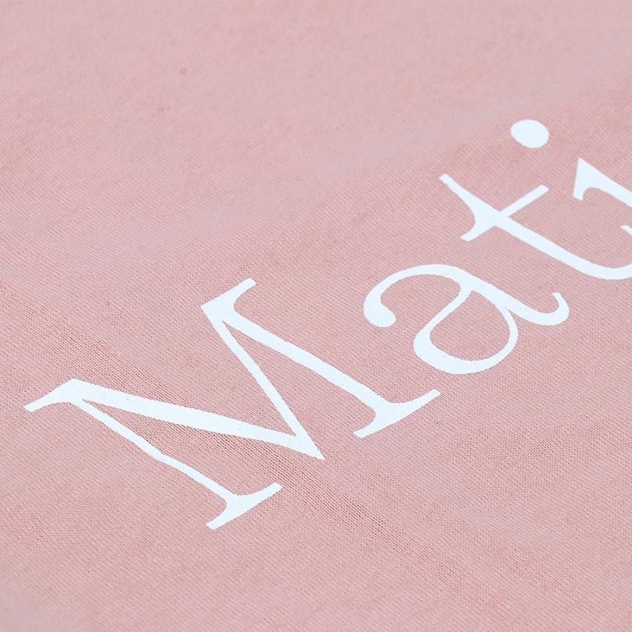 マーティンキム Matin Kim Tシャツ LOGO CROP TOP PINK 半袖 マーティンキム Matin Kim Tシャツ LOGO CROP TOP PINK 半袖