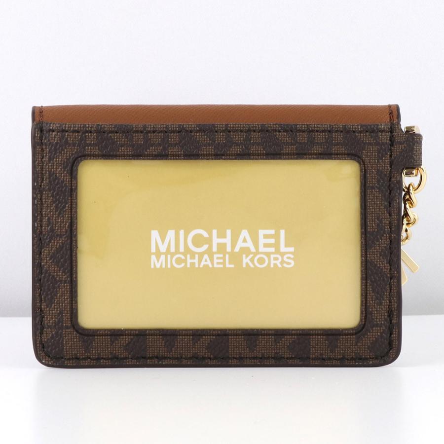 マイケルコース MICHAEL KORS 小物 フラグメントケース 35F0GW9D1B BROWN シグネチャー アウトレット レディース 新作｜hommage｜02