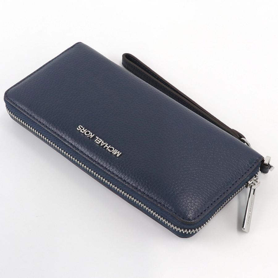 【極美品】MICHAEL KORS｜マイケルコース　長財布　レザー　ネイビー MICHAEL KORS（マイケルコース） 財布 長財布 35F7STVE7L NAVY
