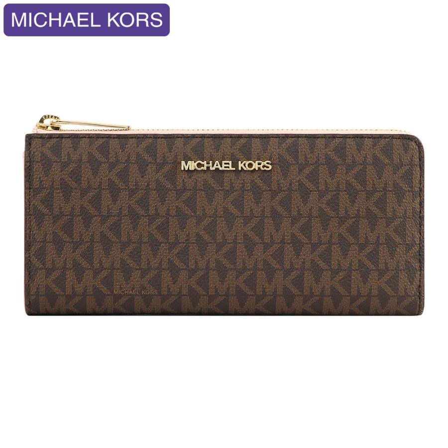 マイケルコース MICHAEL KORS 財布 長財布 35F8GTVZ3B L字ファスナー シグネチャー アウトレット レディース ウォレット 新作