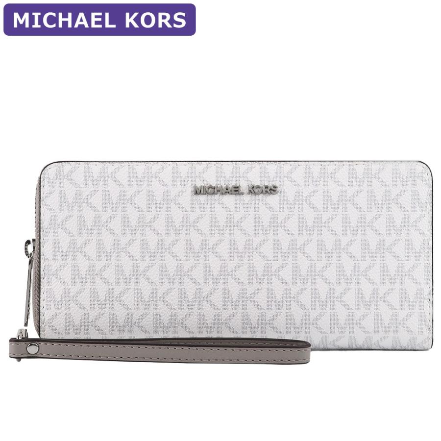 【P10倍】マイケルコース MICHAEL KORS 財布 長財布 35F8GTVT3B/35H8STVT3B ストラップ付 シグネチャー  アウトレット レディース ウォレット 新作