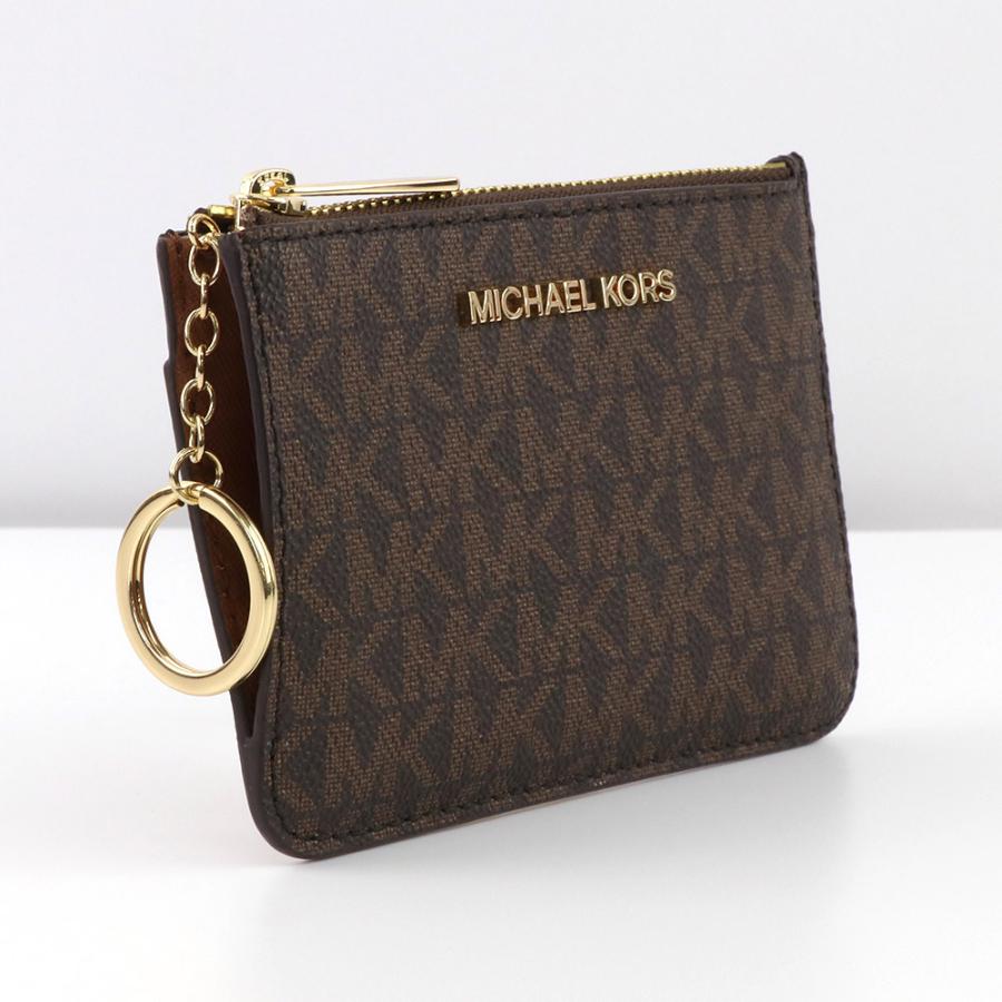 マイケルコース MICHAEL KORS 小物 フラグメントケース 35H9GTVP1B BROWN シグネチャー アウトレット レディース 新作｜hommage｜04