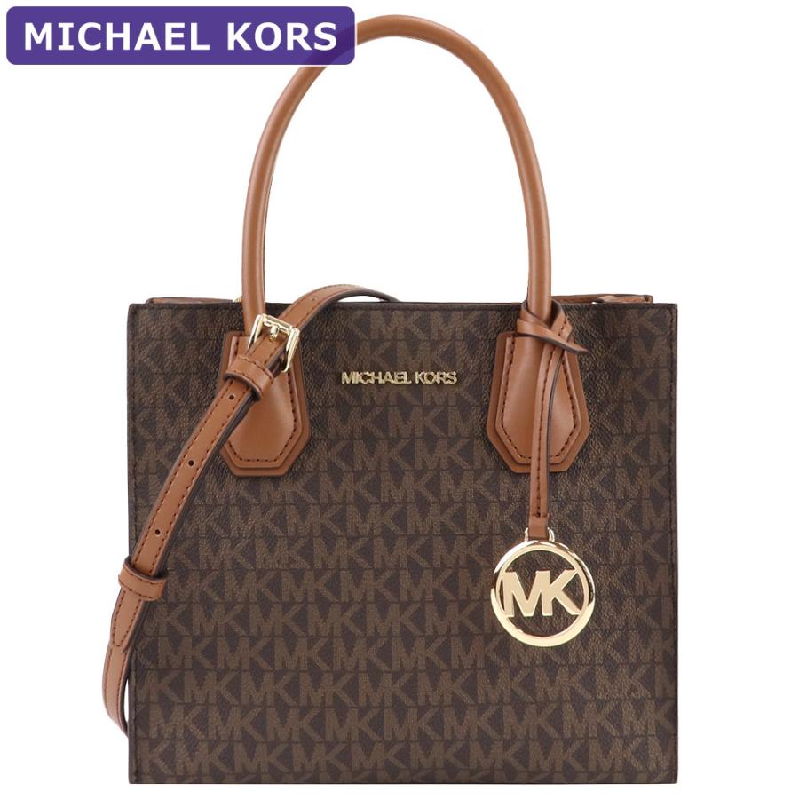 マイケルコース MICHAEL KORS バッグ ショルダーバッグ 35S1GM9M2B BROWN 2way シグネチャー ミニバッグ アウトレット レディース 新作｜hommage