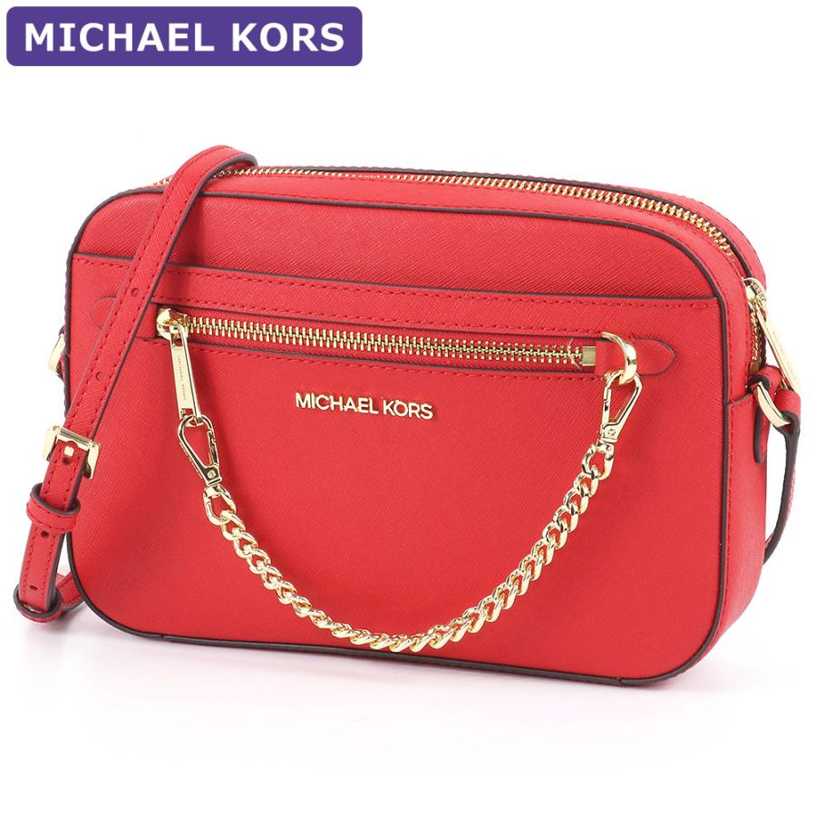 送料無料❤️マイケルコース ショルダーバッグ レッド❤️新品❤️ショップバッグ付き❤️ MICHAEL KORS（マイケルコース） バッグ ショルダーバッグ 35S1GTTC7L