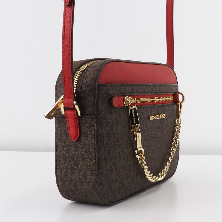 MICHAEL KORS メッセンジャーバッグ 黒/赤 MICHAEL KORS マイケルコース バッグ ショルダーバッグ