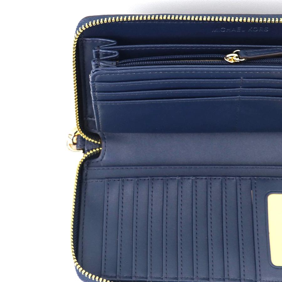 【極美品】MICHAEL KORS｜マイケルコース　長財布　レザー　ネイビー MICHAEL KORS（マイケルコース） 財布 長財布 35F7STVE7L NAVY