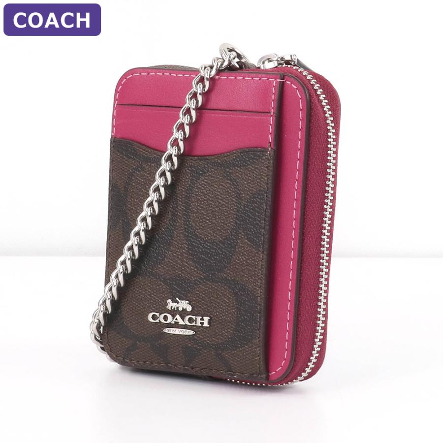 COACH コーチ パスケース C0058 SVWGF シグネチャー カードケース  