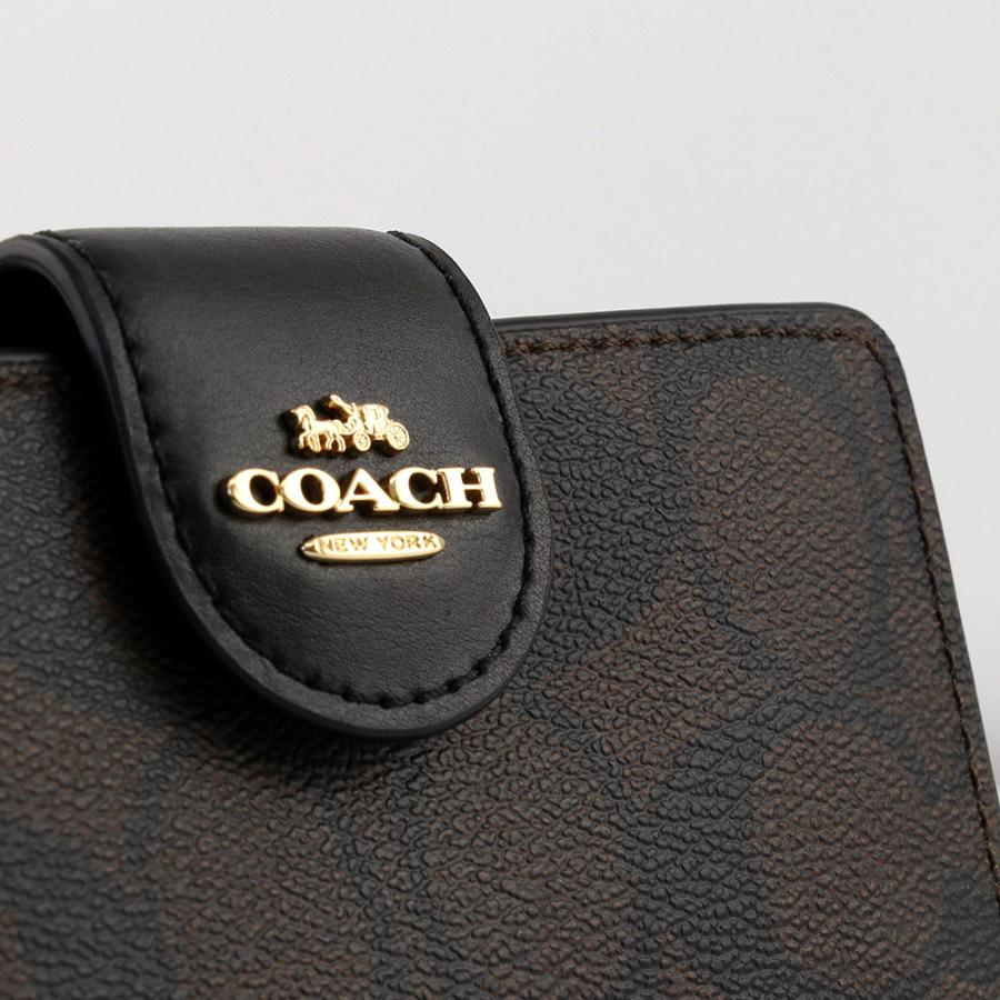 コーチ COACH 財布 二つ折り財布 C0082 IMAA8 シグネチャー ミニ財布