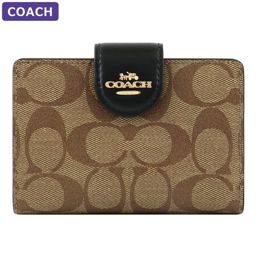 COACH（コーチ） 財布 二つ折り財布 C0082 IMCBI シグネチャー ミニ