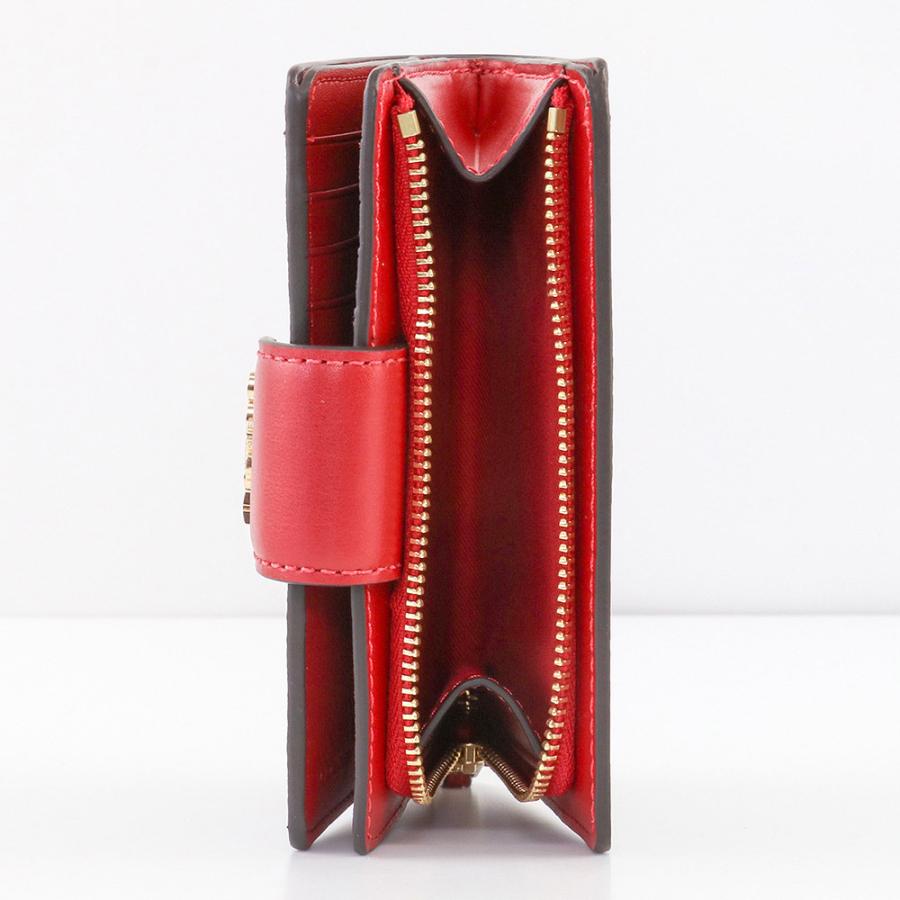 COACH二つ折り財布C0082シグネチャー　新品　未使用　ブラウン×レッド COACH（コーチ） コーチアウトレット 二つ折り財布 C0082 レディース