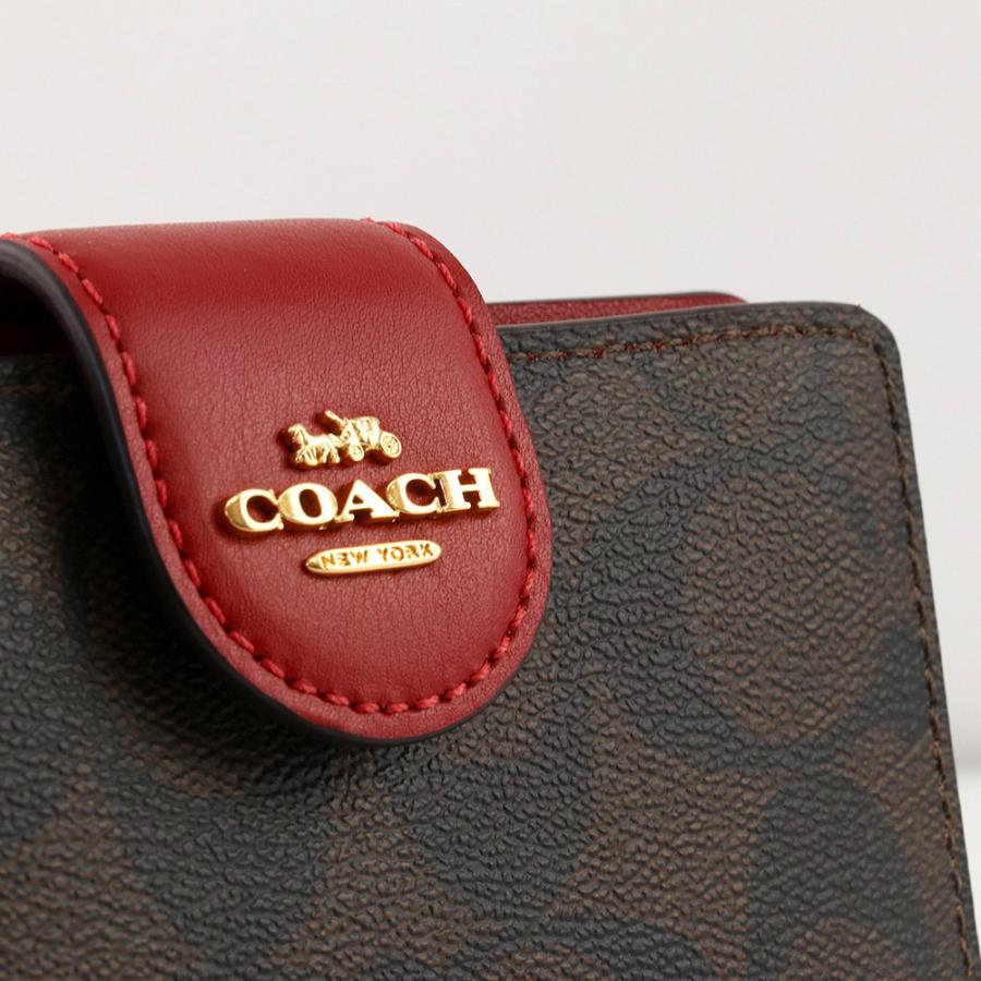 COACH（コーチ） 財布 二つ折り財布 C0082 IMRVQ シグネチャー ミニ