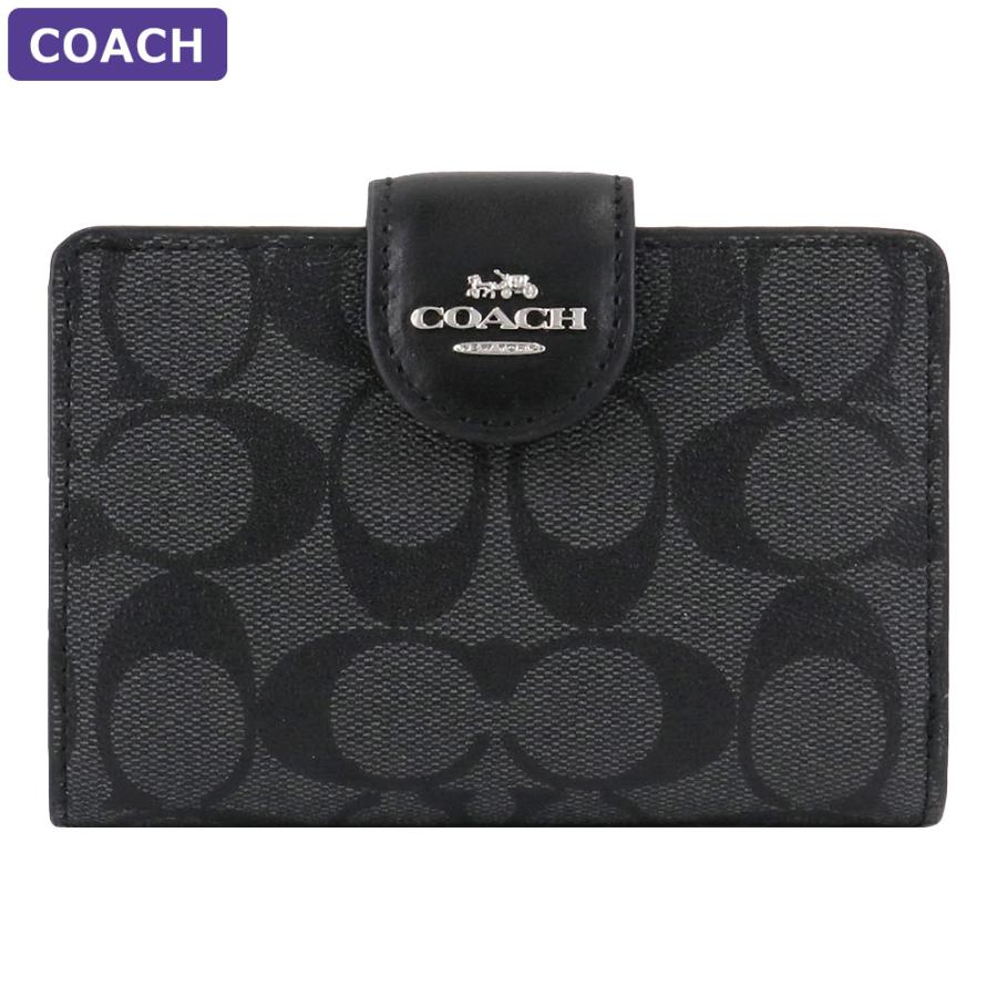 COACH（コーチ） 財布 二つ折り財布 C0082 SVTSQ シグネチャー ミニ
