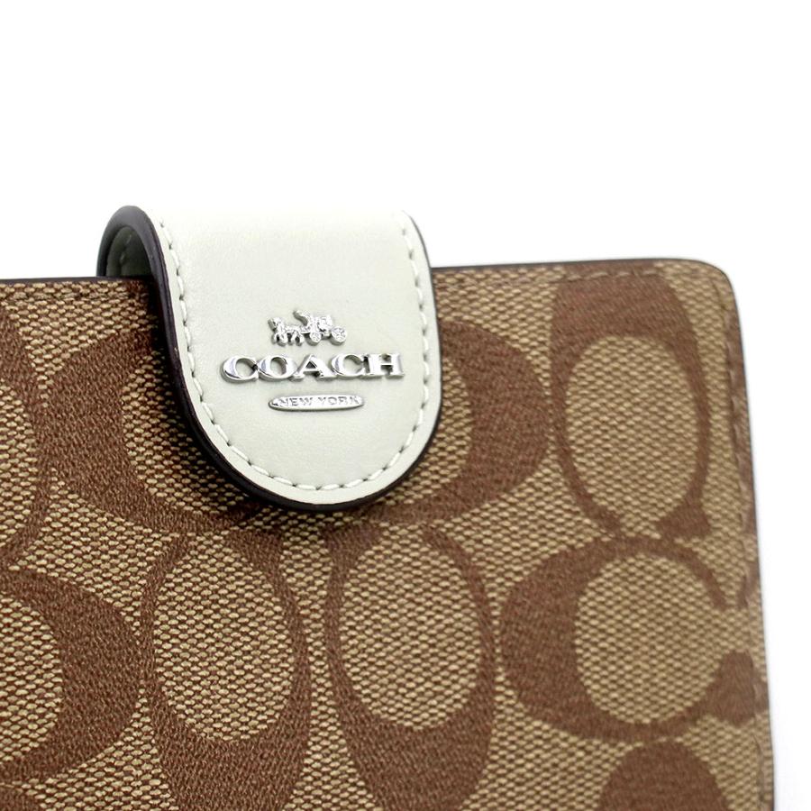 COACH（コーチ） 財布 二つ折り財布 C0082 SVV7Q シグネチャー ミニ