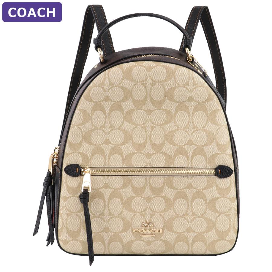コーチ COACH リュックサック C2002 ベージュ系 レザー レディース コーチ COACH リュックサック C2002 ベージュ系 レザー