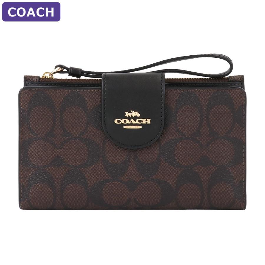 P3倍】 コーチ COACH 財布 長財布 C2874 IMAA8 二つ折り財布