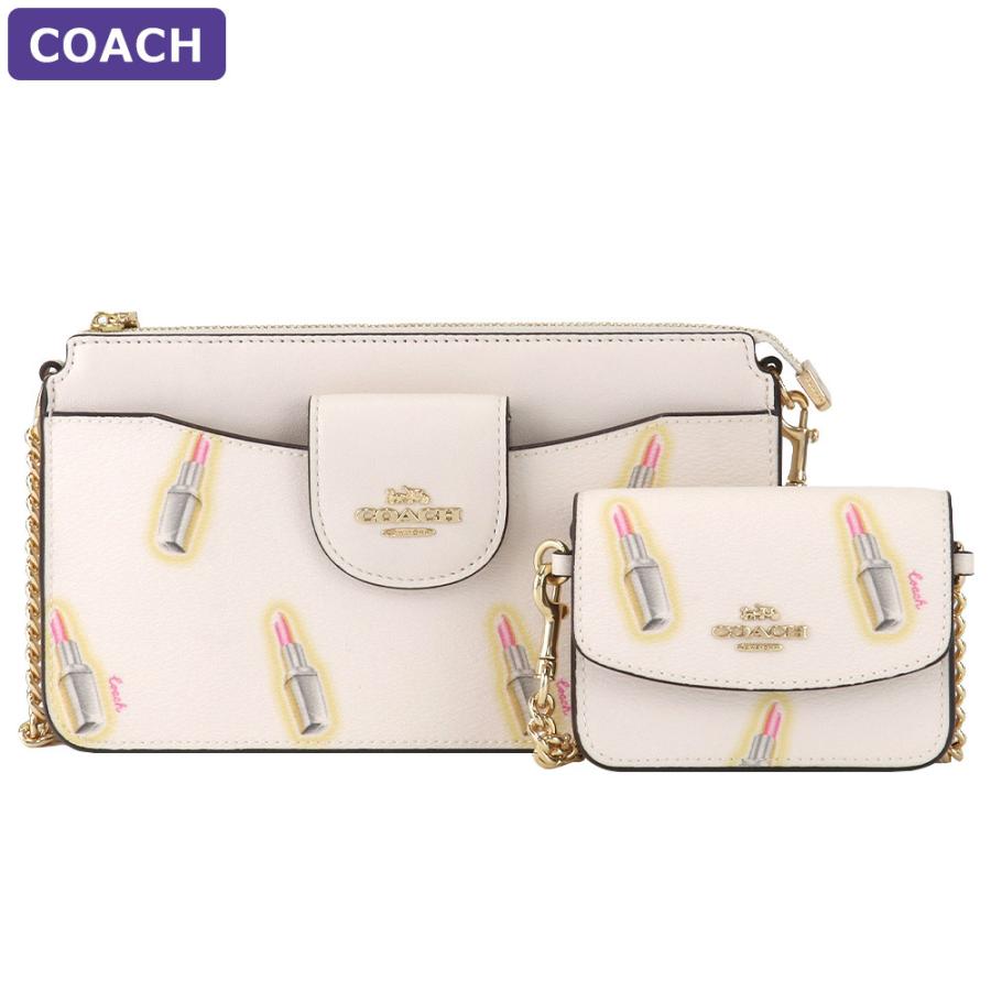 コーチ Coach バッグ ショルダーバッグ C2916 Imcah ミニバッグ ミニ 小さめ リップ柄 カードケース付 アウトレット レディース 新作 C2916 Imcah Hommage 通販 Yahoo ショッピング
