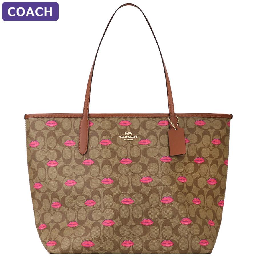 コーチ Coach バッグ トートバッグ C3247 Imsiu 対応 リップ柄 シグネチャー アウトレット レディース 新作 プレゼント C3247 Imsiu Hommage 通販 Yahoo ショッピング