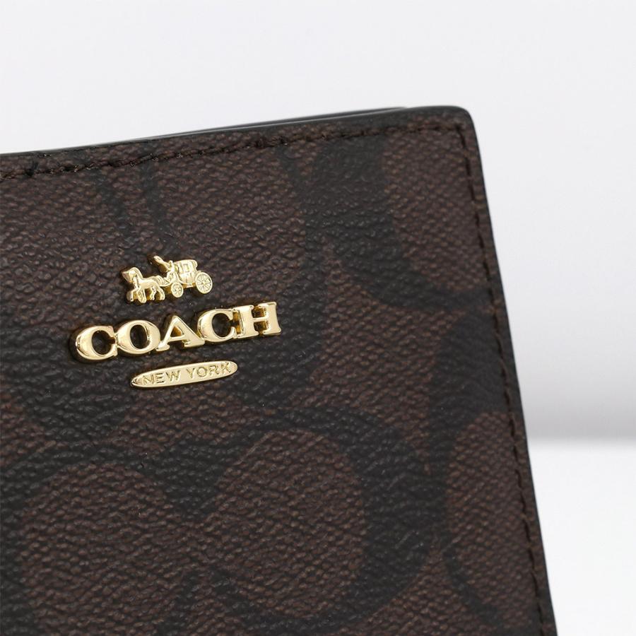 コーチ COACH 財布 二つ折り財布 C3309 IMAA8 シグネチャー ミニ財布 ミニ 小さめ アウトレット レディース 新作｜hommage｜05