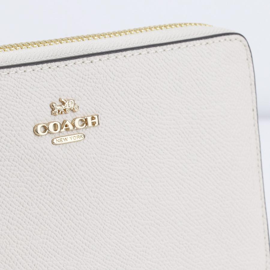 COACH コーチ C3441 長財布 ストラップ付 IMCHK ホワイト COACH
