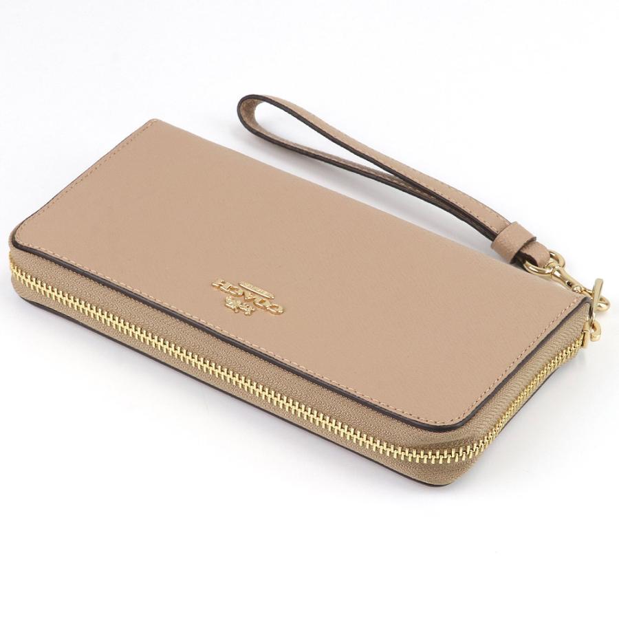 COACH（コーチ） 財布 長財布 C3441 IMTAU ストラップ付 ラウンド