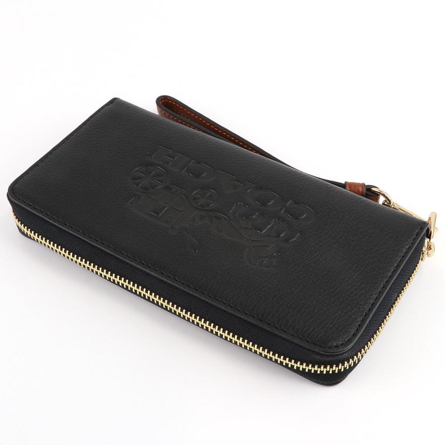 [コーチ] 財布 長財布 C3548 本革レザーストラップ付 ラウンドジップ COACH コーチ 財布 長財布 C3548 ストラップ付 ラウンドジップ