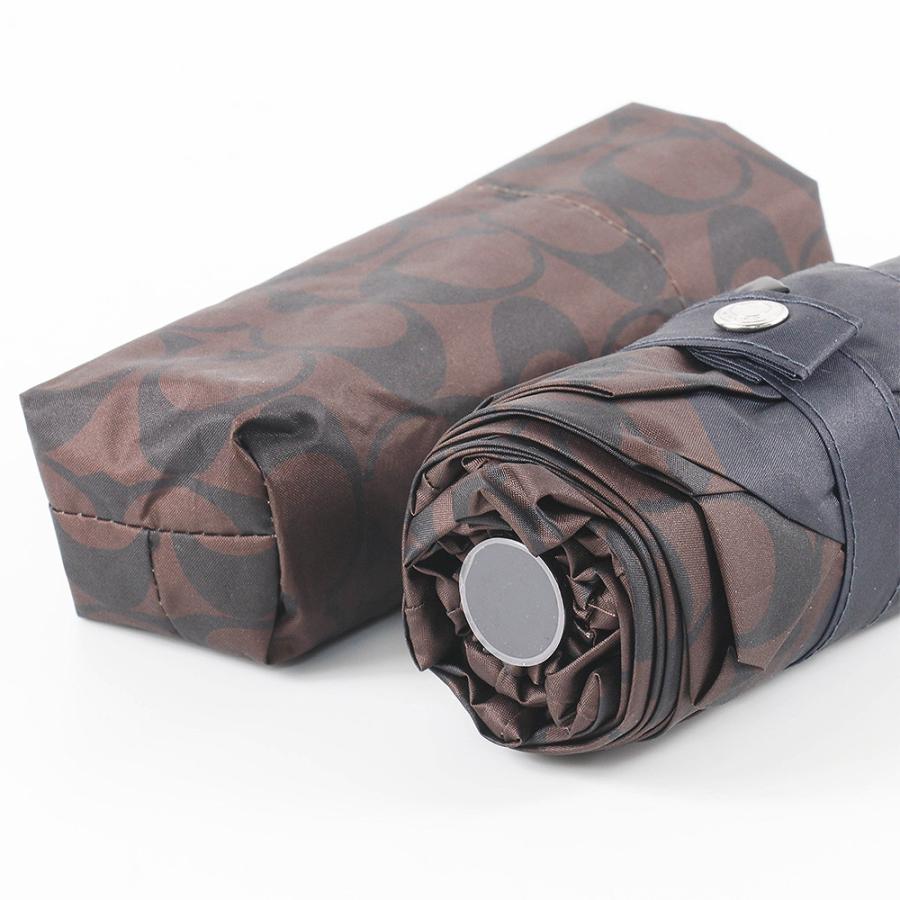 COACH（コーチ） 傘 C4322 折りたたみ シグネチャー アウトレット