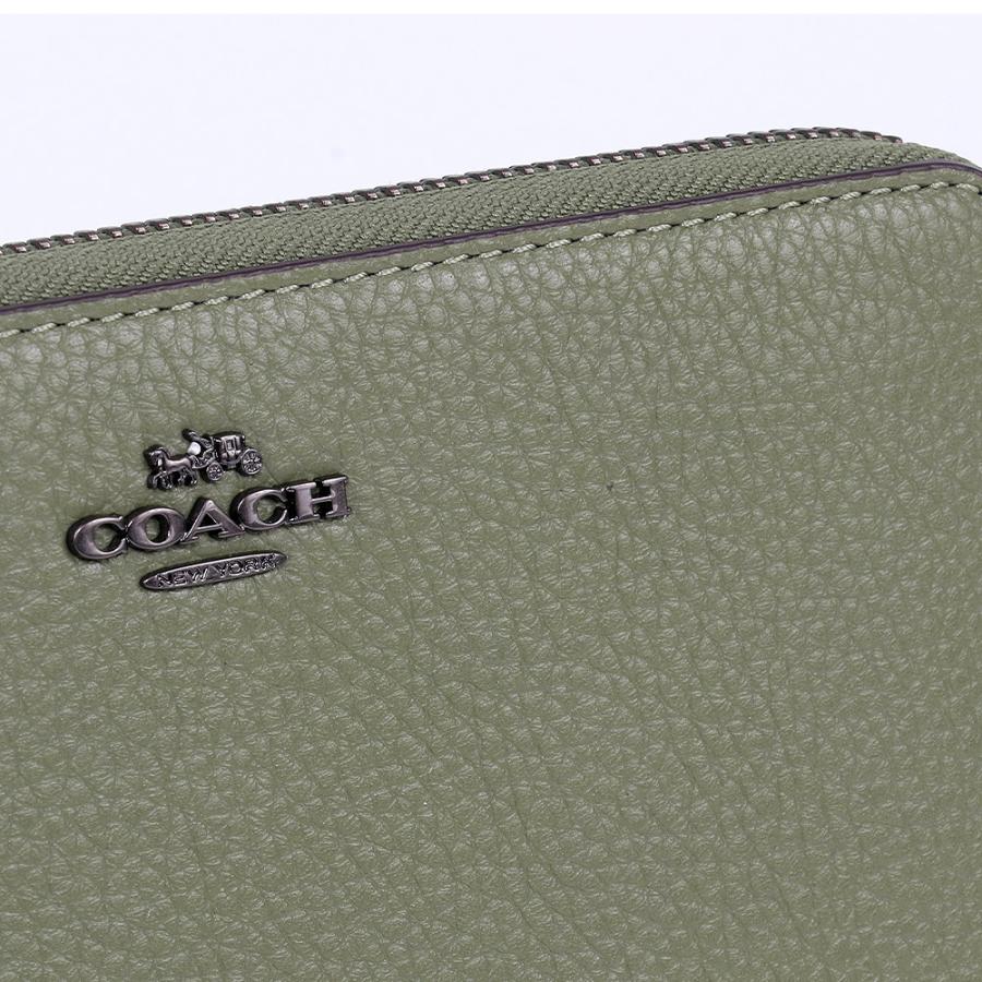 COACH（コーチ） 財布 長財布 C4451 QBMGR ストラップ付 ラウンド