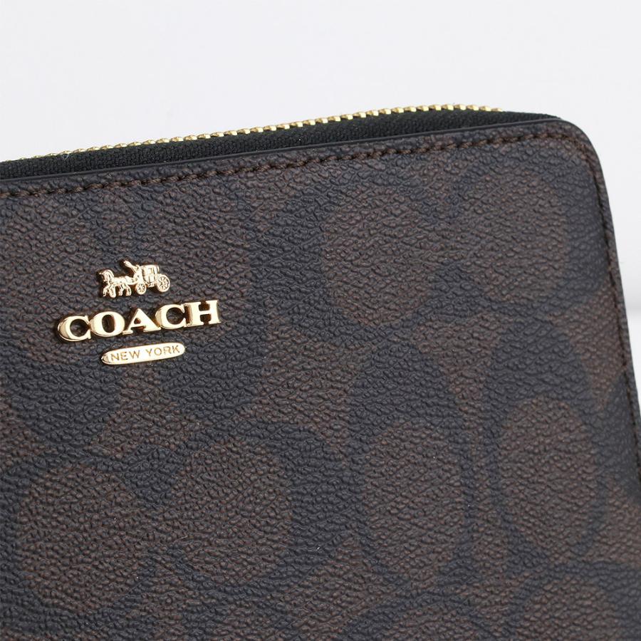 COACH（コーチ） 財布 長財布 C4452 IMAA8 ストラップ付 シグネチャー