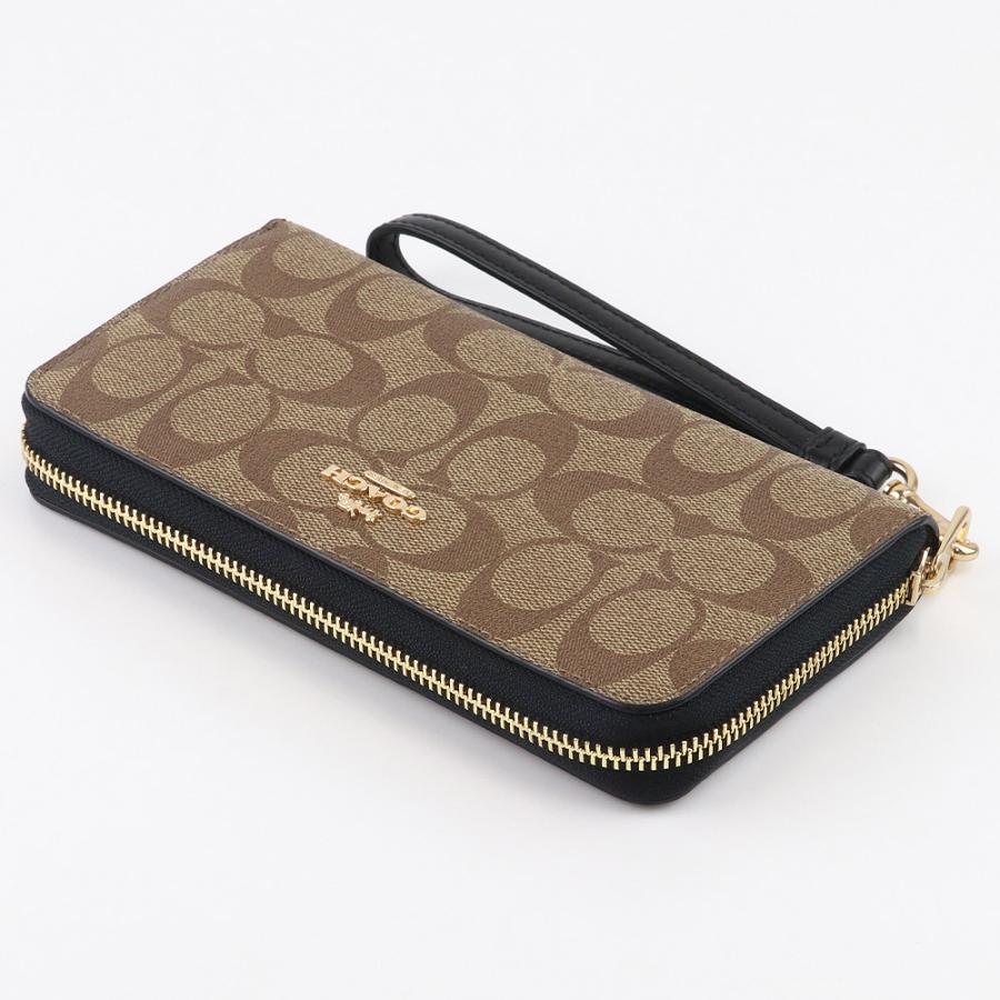 COACH（コーチ） 財布 長財布 C4452 IMCBI ストラップ付 シグネチャー
