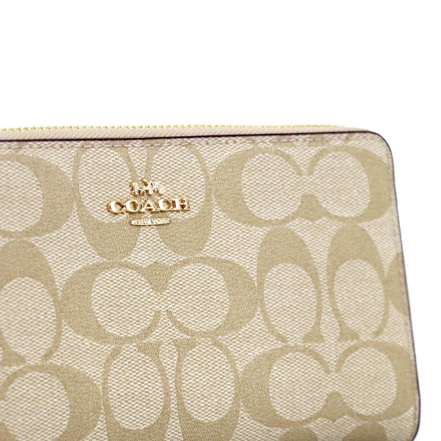 COACH（コーチ） 財布 長財布 C4452 IMV3C ストラップ付 シグネチャー